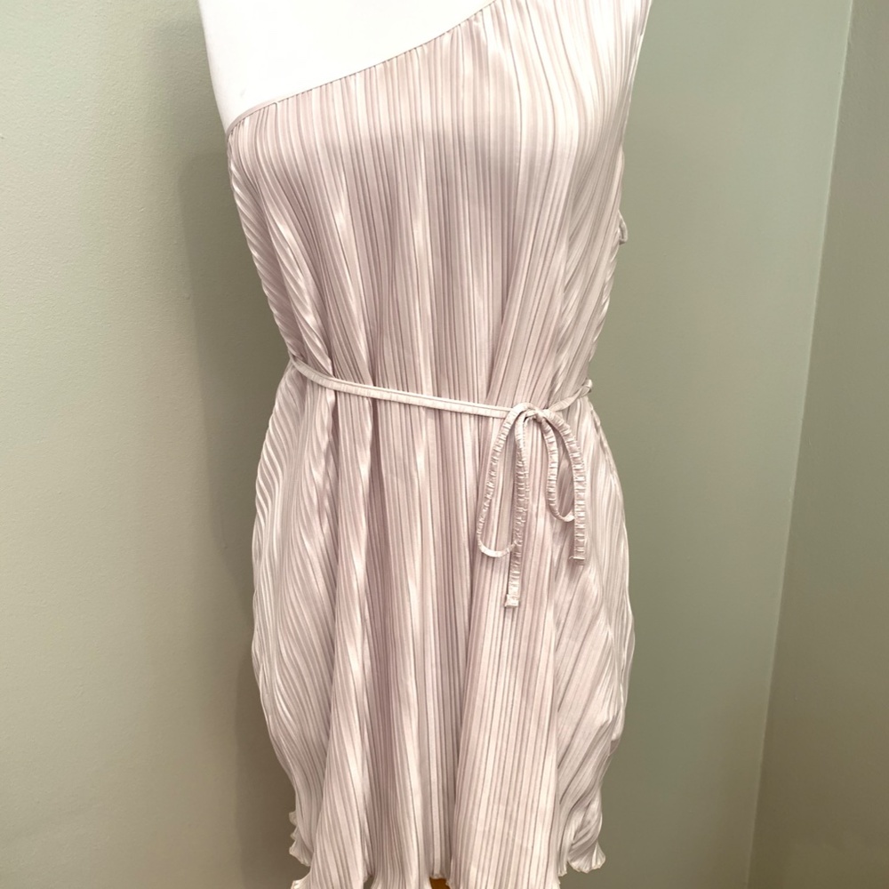 ASOS Platinum Pleated Draped Silky Top (8)